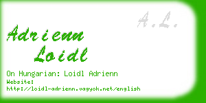 adrienn loidl business card